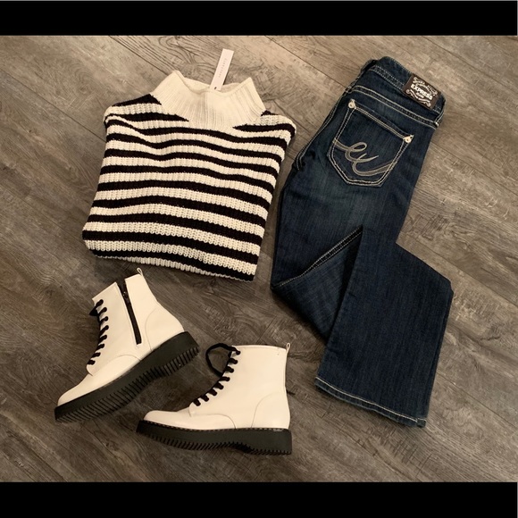 NEW SANCTUARY STRIPED SWEATER ~ S - Picture 3 of 3